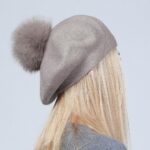 Béret Pompon Femme