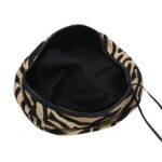 Béret motif zèbre