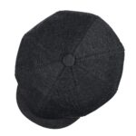 Béret casquette hip hop gris foncé Béret bleu Béret en coton Béret femme Béret gris Béret homme Béret noir Casquette béret
