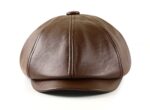 5. Béret en cuir Béret en cuir Béret enfant Béret femme Béret filles Béret garçons Béret homme Béret marron Béret noir Casquette béret