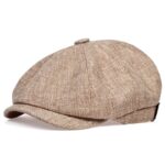 Béret casquette Gavroche Beige Béret blanc Béret en polyester Béret homme Béret par couleur Béret par matière Casquette béret
