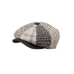 Béret Journaliste Vintage Marron Béret en laine Béret en synthetique Béret femme Béret homme Béret irlandais Béret marron Casquette béret
