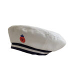 Béret style marin blanc Béret femme Béret homme Béret marin Béret noir