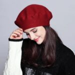 Béret en laine rouge Béret en laine Béret femme Béret par couleur Béret par matière Béret rouge