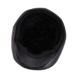 Casquette béret d&rsquo;hiver en cuir pour homme Béret en cuir Béret homme Casquette béret