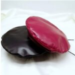 Béret chaud vintage en cuir Béret en cuir Béret en synthetique Béret femme