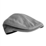 Béret plat 100% coton gris Béret en coton Béret femme Béret gris Béret homme Béret irlandais