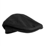 Béret plat 100% coton noir Béret en coton Béret femme Béret homme Béret irlandais