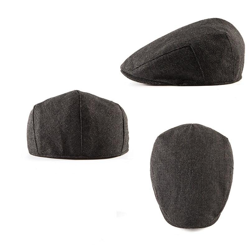 Béret casquette en tweed noir Béret en laine Béret femme Béret homme Béret irlandais Béret noir Casquette béret