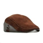Casquette béret en cuir véritable Béret en cuir Béret homme Casquette béret