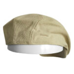 Béret plat 100% coton beige Béret en coton Béret femme Béret homme Béret irlandais