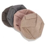 Béret en coton octogonal