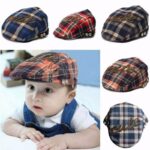 Béret casquette à carreaux pour bébé Béret enfant Béret garçons Casquette béret
