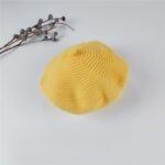 Béret jaune tricoté laine pour enfant Béret en laine Béret enfant Béret filles Béret garçons