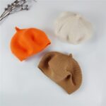 Béret jaune tricoté laine pour enfant Béret en laine Béret enfant Béret filles Béret garçons