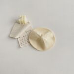 Béret en tricot blanc Béret en coton Béret enfant Béret filles Béret garçons