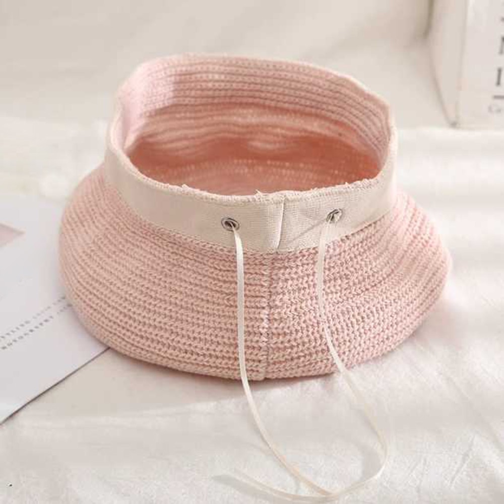 Béret en coton tricoté rose Béret en coton Béret femme