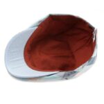 Béret classique à carreaux coton pour homme rouge Béret en coton Béret homme Béret rouge Casquette béret
