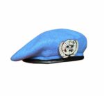 Béret bleu militaire insigne ONU Béret en laine Béret homme Béret militaire