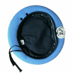 Béret bleu militaire insigne ONU Béret en laine Béret homme Béret militaire