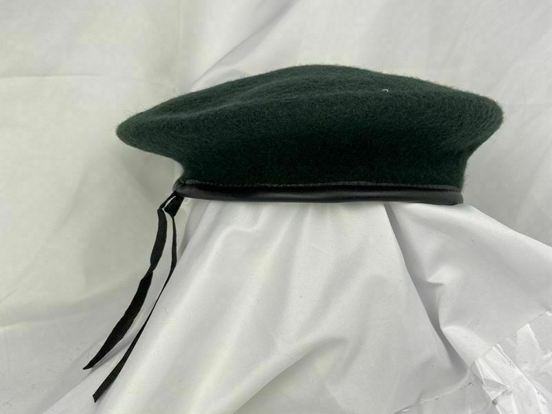 Béret en laine de l’armée américaine avec badge métallique Béret en laine Béret homme Béret militaire Béret vert