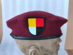 Béret militaire en laine rouge de l’armée américaine Béret militaire