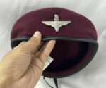 Béret de parachutiste de l’armée britannique avec badge argenté Béret militaire