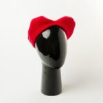 Béret en laine grand amour rouge Béret en laine Béret femme Béret rouge
