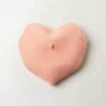 Béret en laine grand amour rouge Béret en laine Béret femme Béret rouge