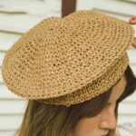 Béret style vintage en paille