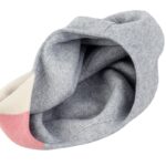 Béret en cachemire tricolore Béret en laine Béret femme