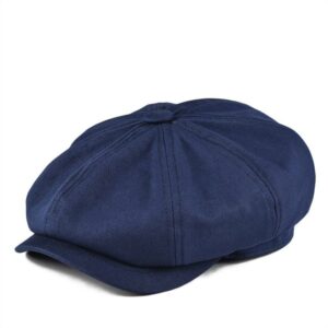 Casquette hatteras en coton bleue Béret femme Béret homme Casquette hatteras