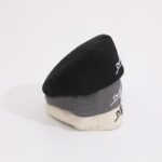 Béret gavroche en coton noir pour enfant Béret en coton Béret enfant Béret Gavroche