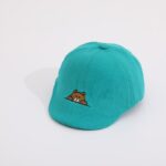 Béret casquette noir motif ourson Béret en coton Béret enfant Casquette béret