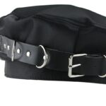 Béret tendance cool boucle noire Béret femme Béret noir