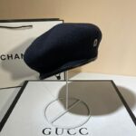 Béret d&rsquo;hiver en laine mélangée pour femme Béret en laine Béret femme Béret noir