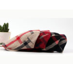 Béret casquette ajustable carreaux pour homme rouge Béret en coton Béret homme Béret rouge Casquette béret