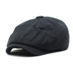 Casquette béret coton façon gavroche verte Béret en coton Béret femme Béret Gavroche Béret homme Casquette béret