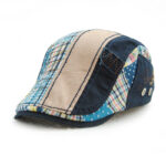 Béret casquette unisexe fil cousu et daim rouge Béret en coton Béret femme Béret homme Casquette béret