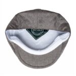 Béret casquette d&rsquo;été gris en lin pour homme Béret gris Béret homme Casquette béret