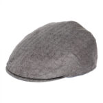 Béret casquette d&rsquo;été gris en lin pour homme Béret gris Béret homme Casquette béret