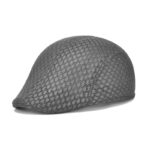Béret d'été gris textile respirant pour homme