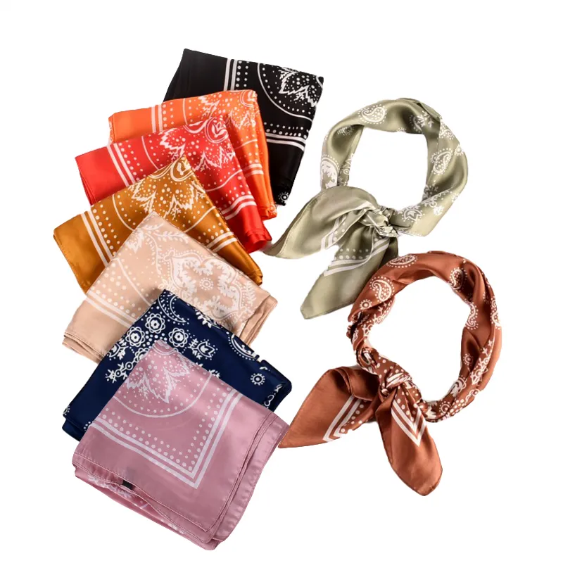 Foulard En Satin De Soie Pour Femmes - Marque - Modèle - Couleur(s