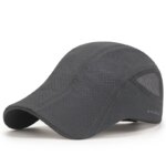 Béret casquette gris tendance tissu respirant pour homme