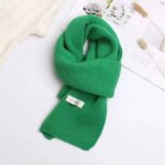 Echarpe chic couleur vert tendance pour femme
