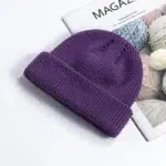 Bonnet violet tendance pour homme