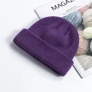 Bonnet violet tendance pour homme